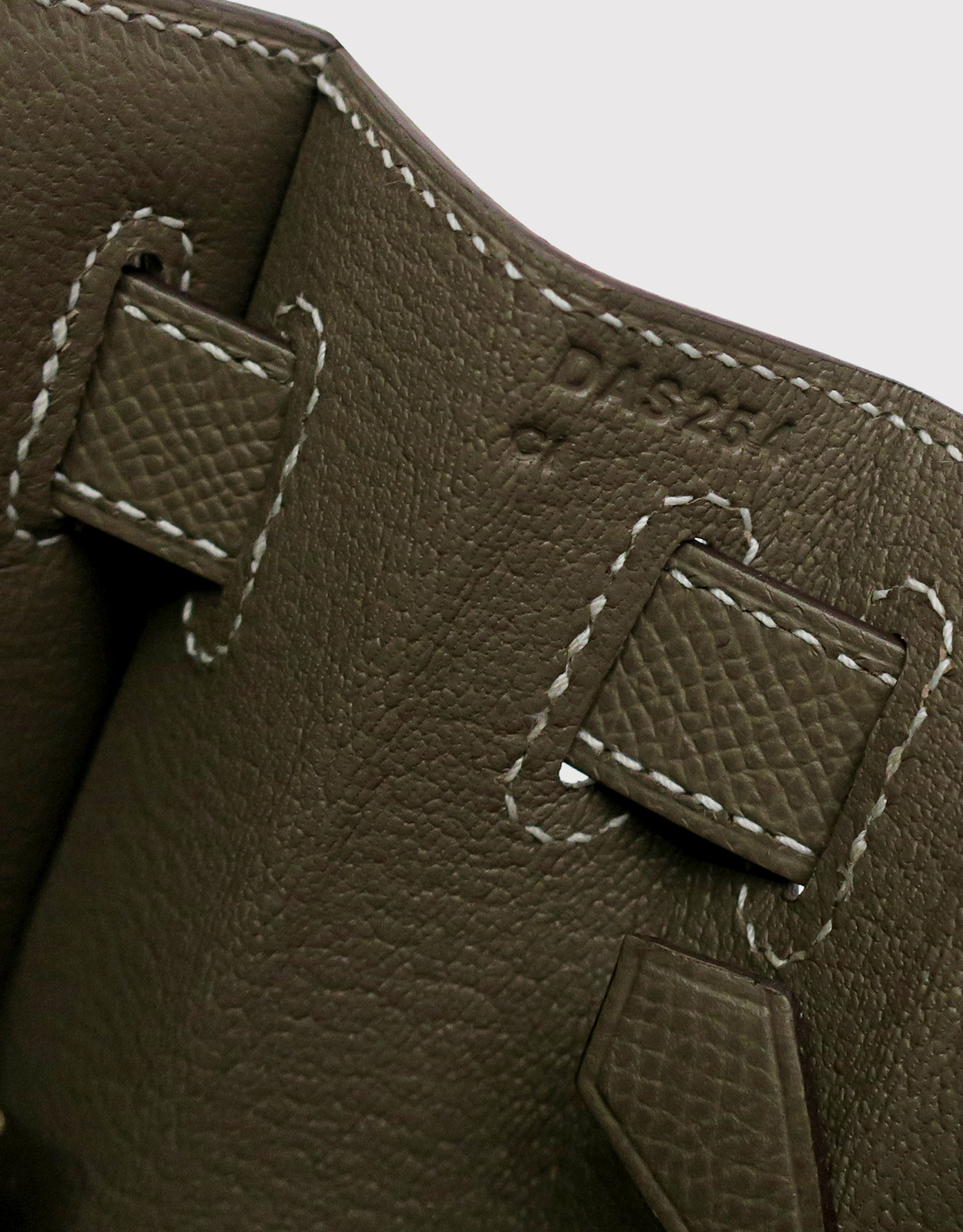 Hermès - Hermès Kelly 28 Togo Leather Handbag-Letter E Silver Hardware