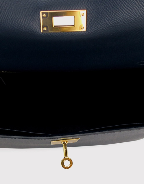 Hermes Rouge Casaque Epsom Leather Gold Hardware Kelly Sellier 28 Bag  Hermes