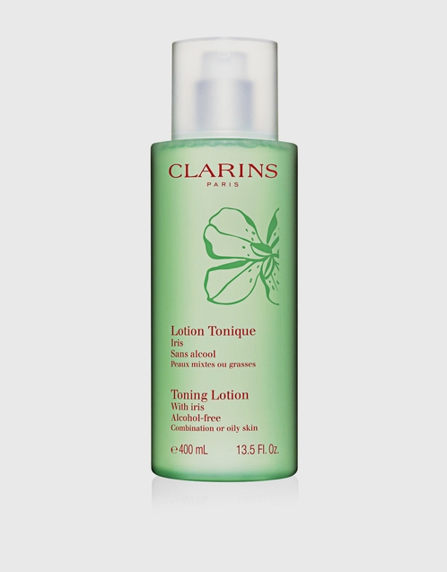 Clarins Lotion with Iris - Combination or Oily Skin 400ml (Skincare, Toner) IFCHIC.COM