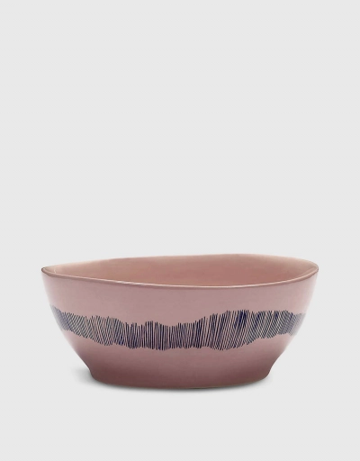 Feast 條紋陶瓷碗 18cm